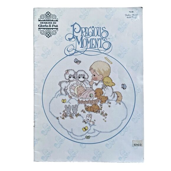 Cross Stitch Precious Moments Pattern Book Baby Book PM-8 Gloria & Pat - Picture 1 of 6